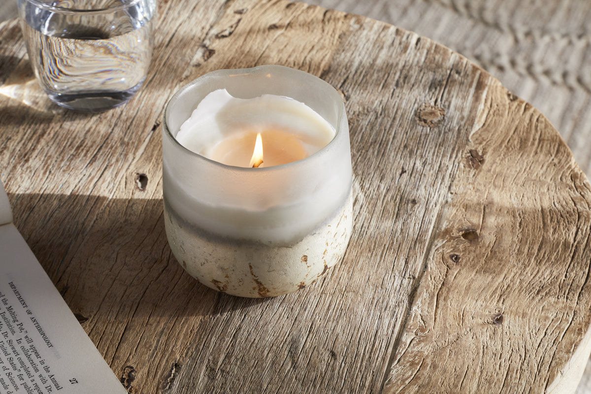 Sea Salt & Moss 1 Wick Scented Candle - Aged Smoke - 1 Wick