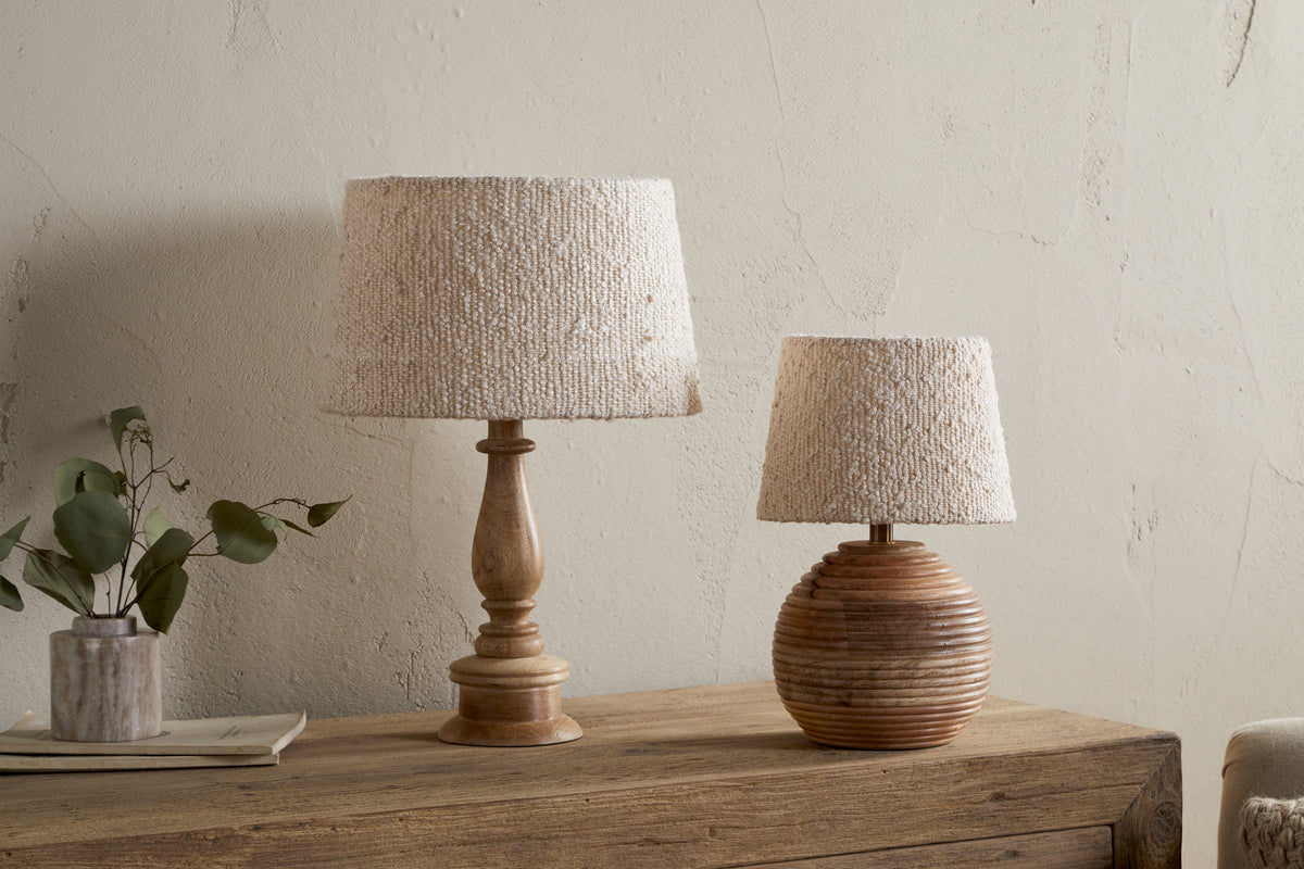 Sakiti Bouclé Lampshade - Off White