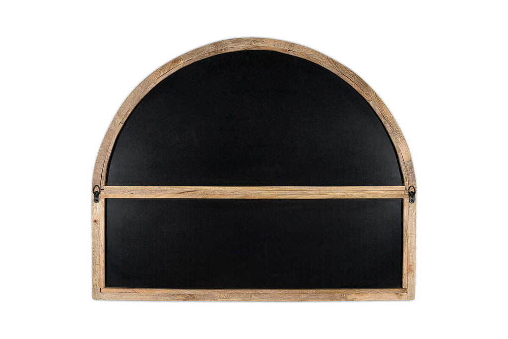 Sande Arched Mango Wood Mirror - Natural