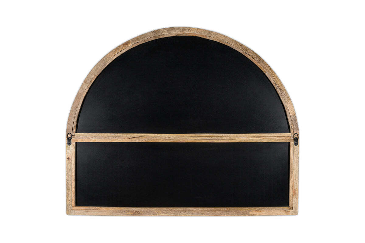 Sande Arched Mango Wood Mirror - Natural