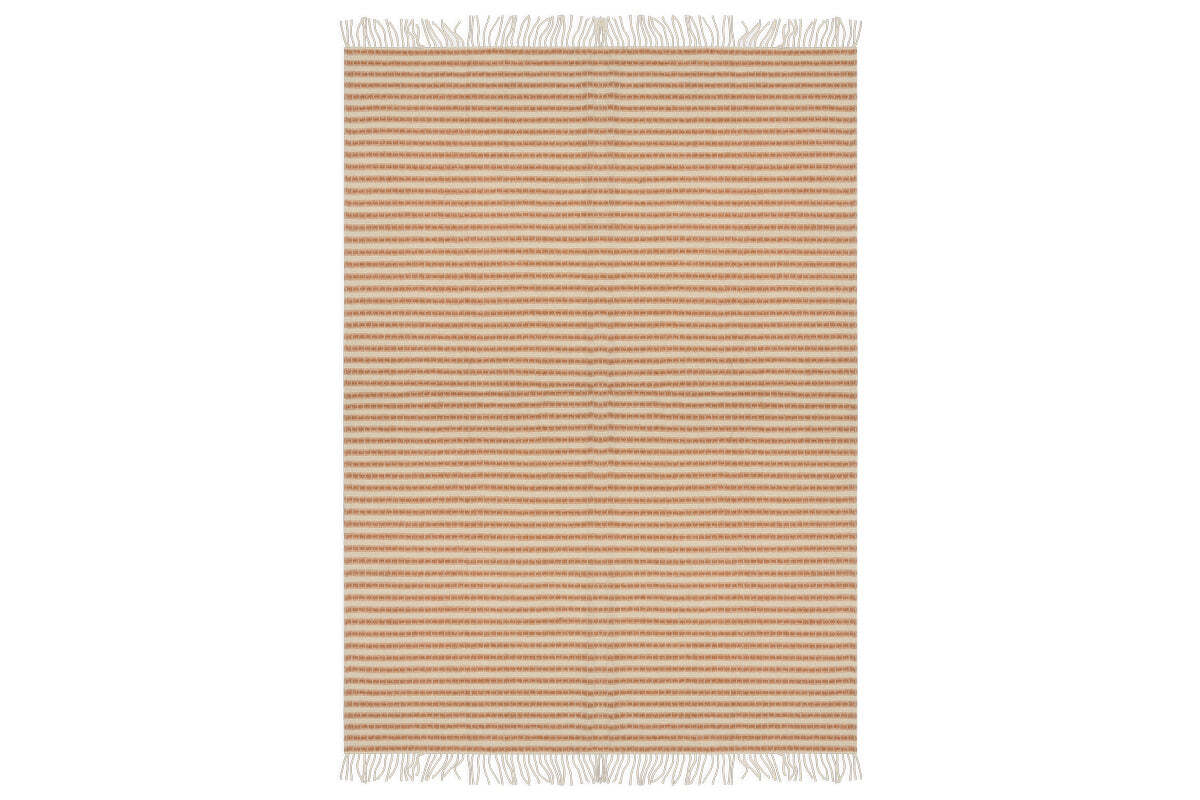 Sanval Wool Throw - Rust