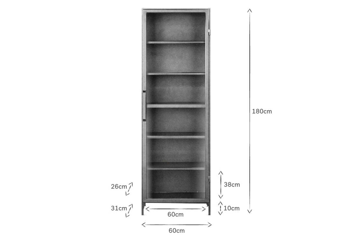 Takua Iron Cabinet - Narrow