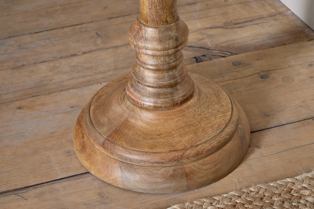 Usha Classic Wooden Floor Lamp Base - Natural