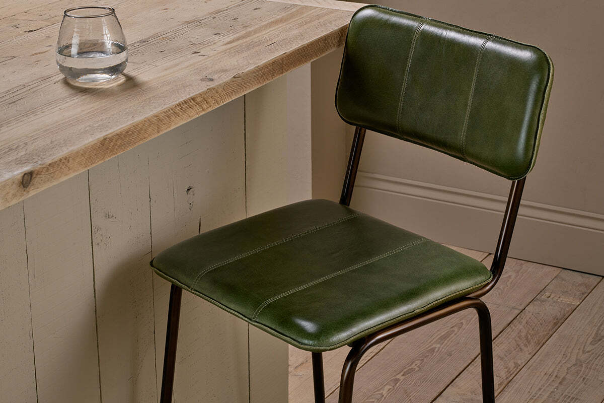 Ukari Counter Chair - Rich Green