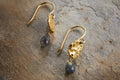 Veera Labradorite Earrings - Gold