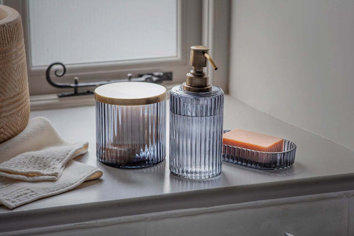 Valeska Recycled Glass Storage Pot
