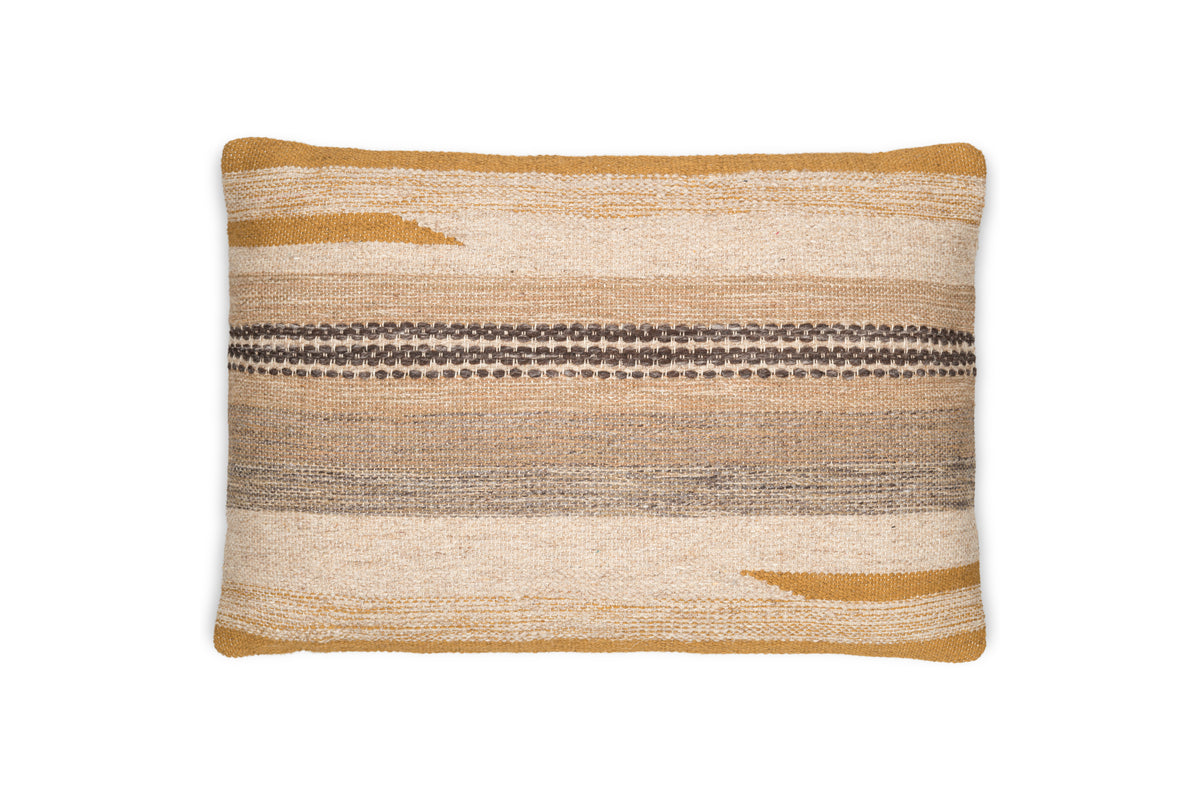 Aravali Wool Cushion Cover - Ochre