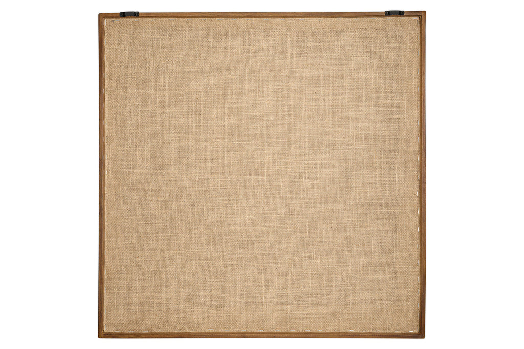 Birala Hand Stitched Wall Art - Natural