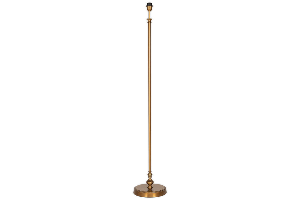 Ehadi Antique Floor Lamp Base - Antique Brass