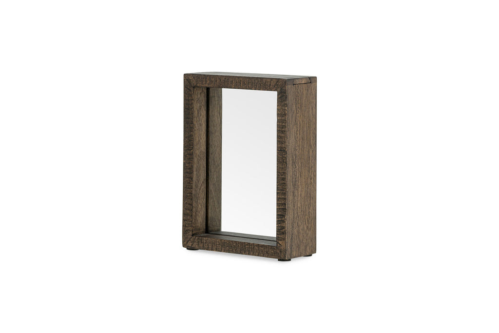 Indu Standing Mango Wood Frame - Dark Ash