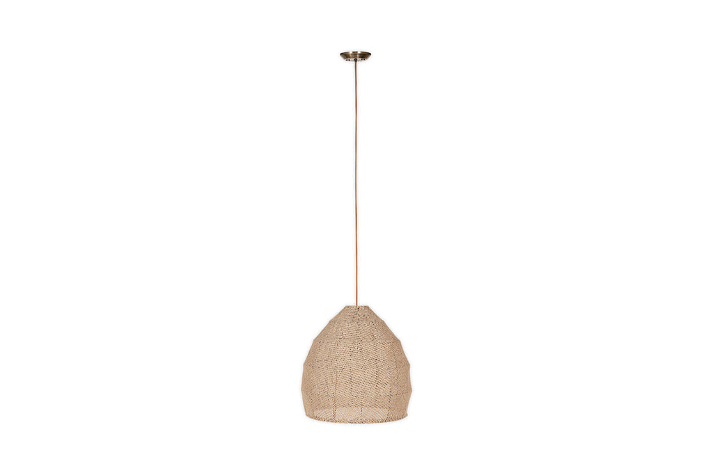 Jahari Woven Jute Pendant - Natural