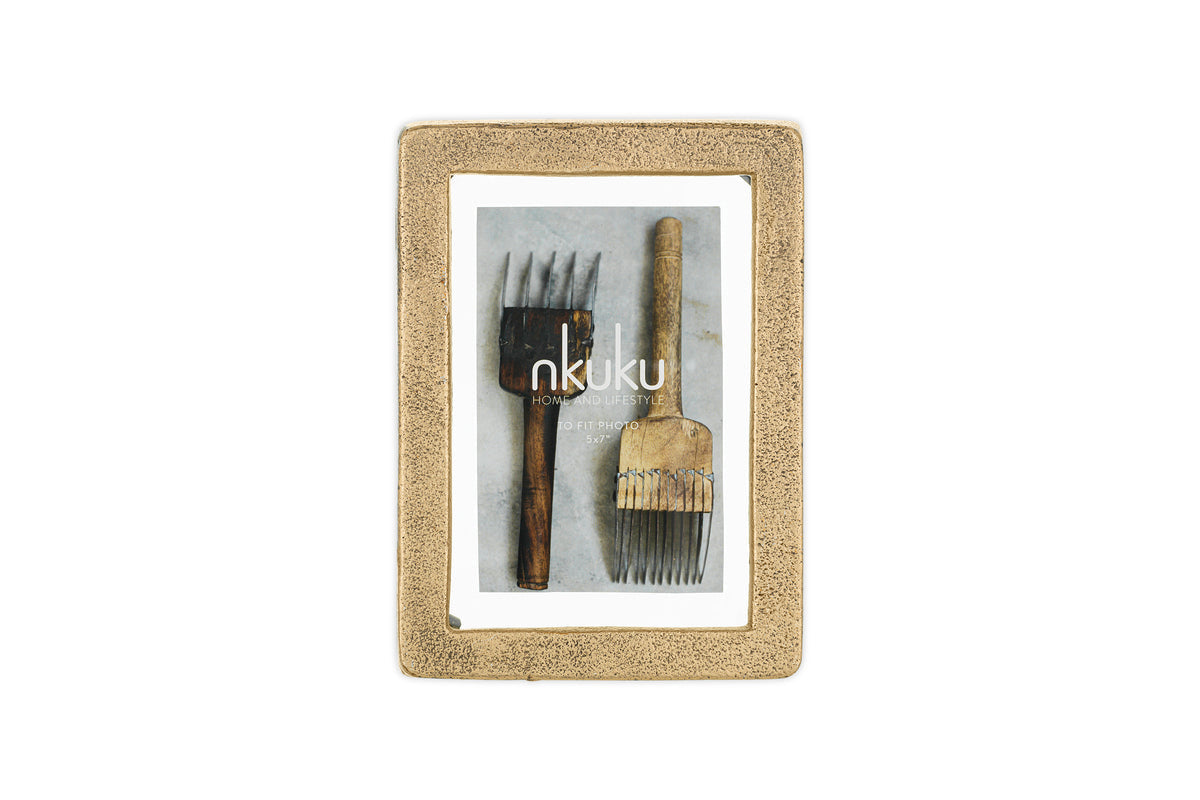 Jahala Wall Hung Photo Frame - Antique Brass  - Antique Brass - Large