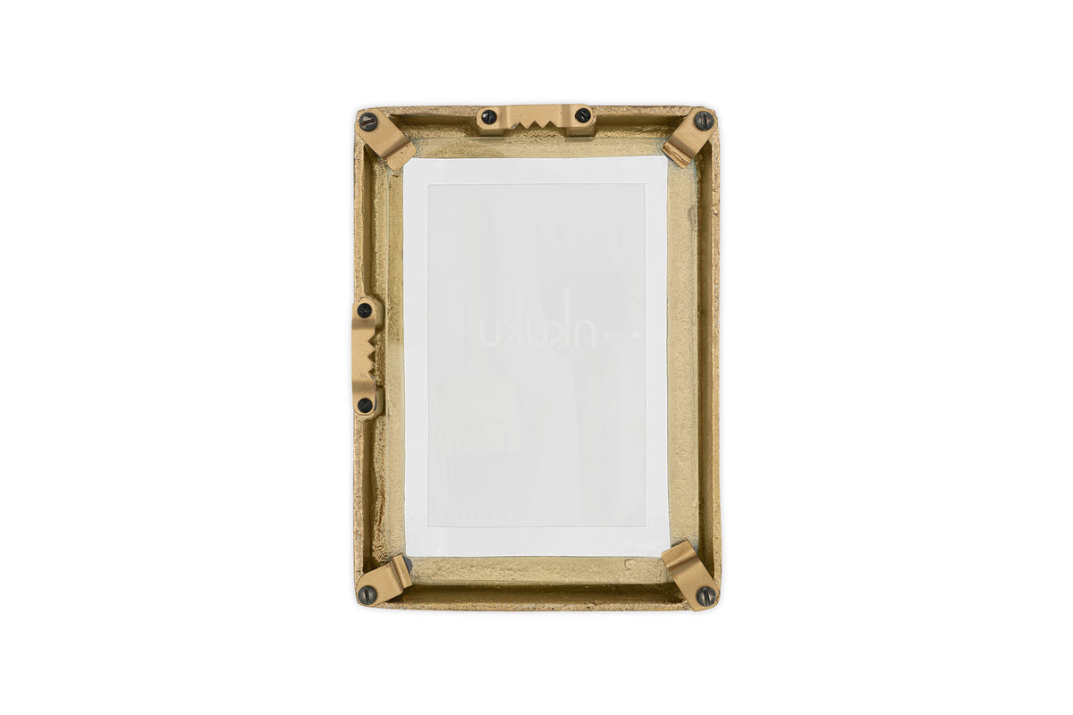 Jahala Wall Hung Photo Frame - Antique Brass  - Antique Brass - Large