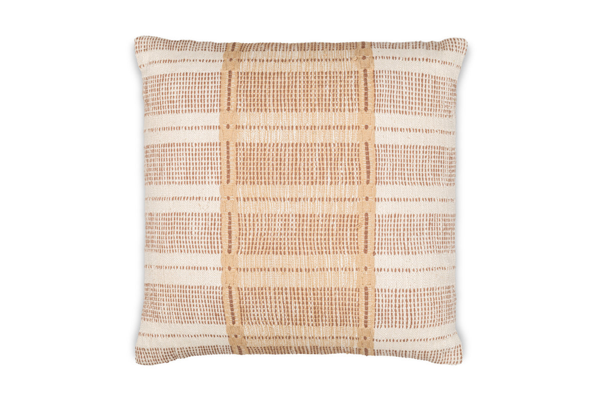 Nayika Cotton Cushion Cover - Rust