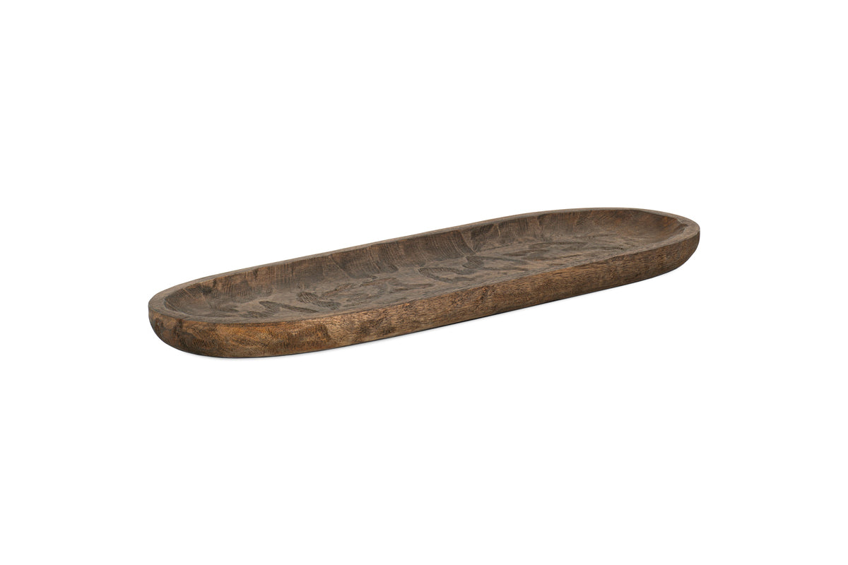 Nyati Serving Platter - Dark Brown