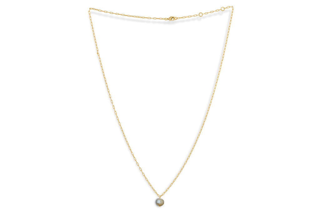 Marai Labradorite Necklace - Labradorite & Gold