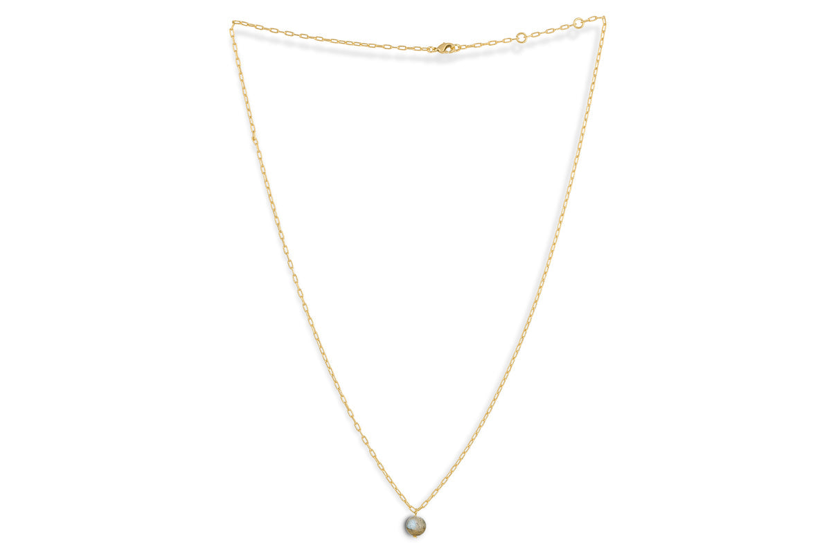 Marai Labradorite Necklace - Labradorite & Gold