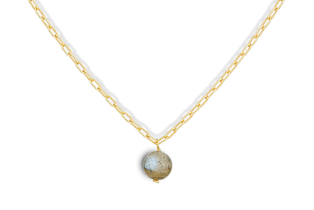Marai Labradorite Necklace - Labradorite & Gold