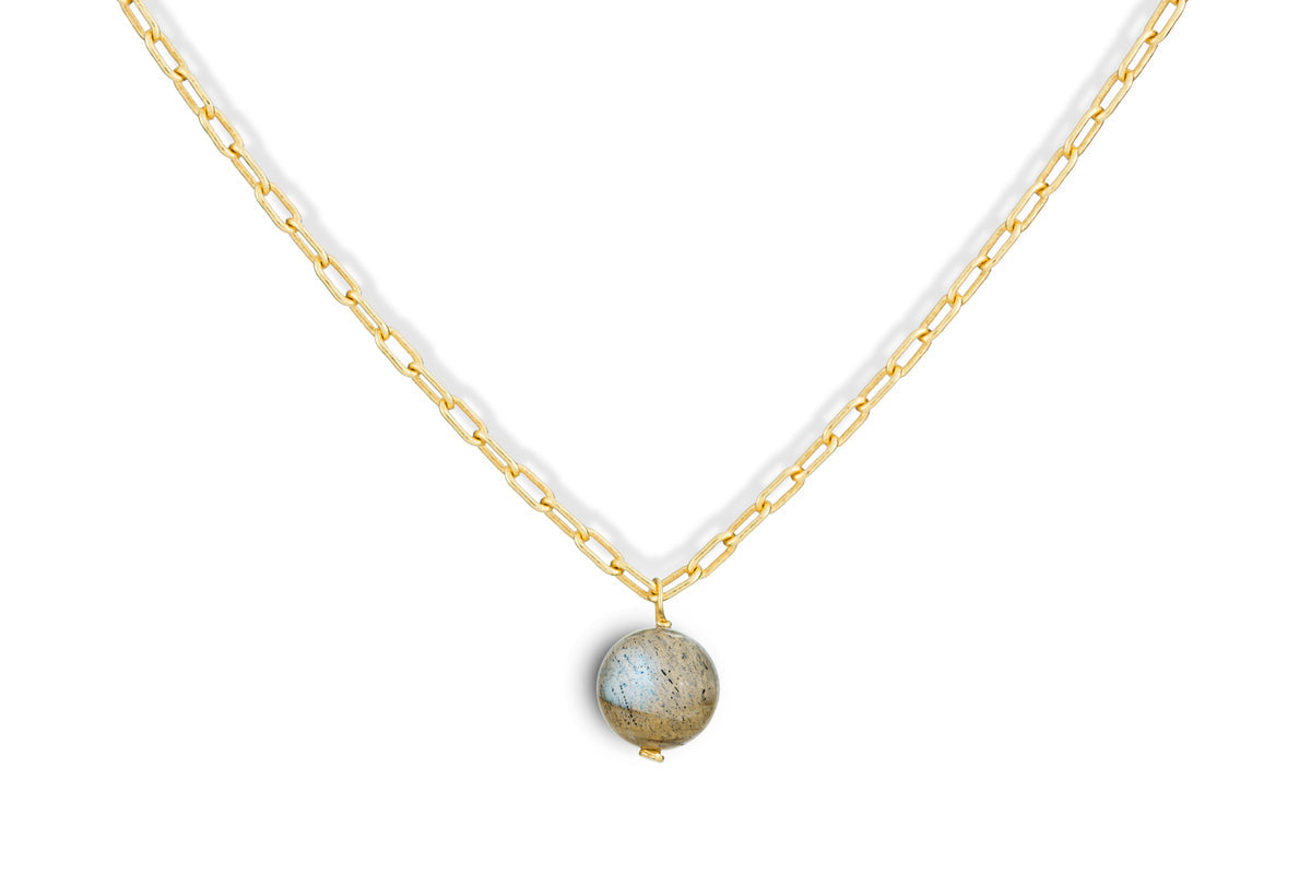 Marai Labradorite Necklace - Labradorite & Gold