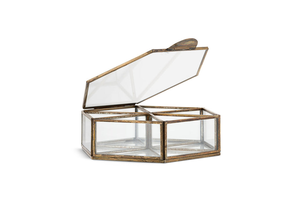 Sitara Jewellery Box - Antique Brass