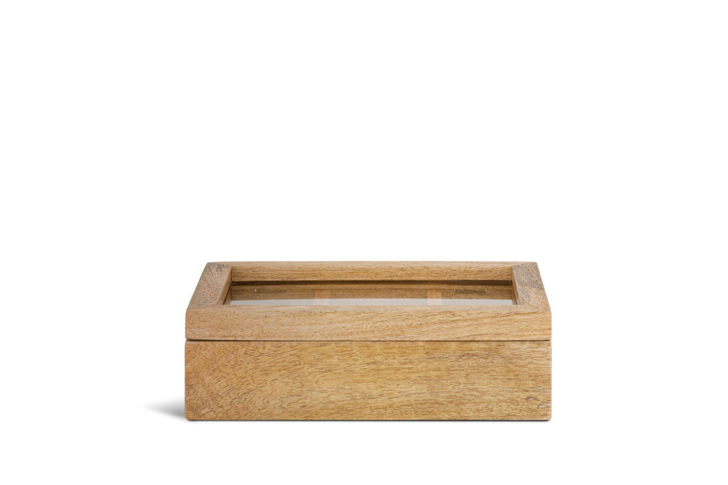 Kabani Mango Wood Jewellery Box - Natural
