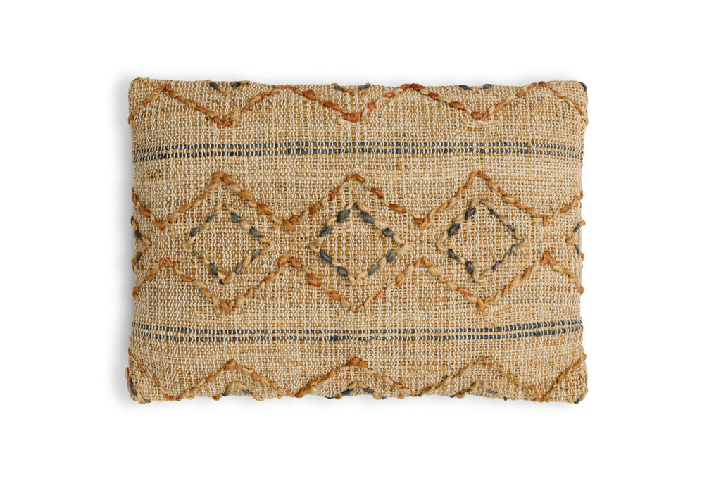 Nila Esha Cushion Cover - Rust & Indigo