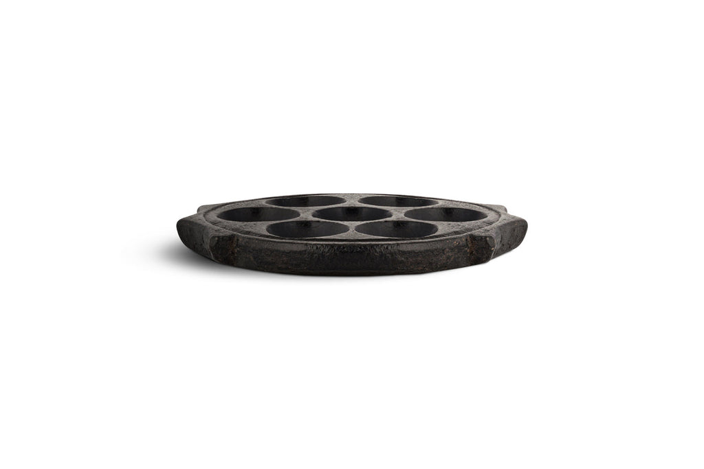 Maji Stone Multi Tealight Holder - Antique Black