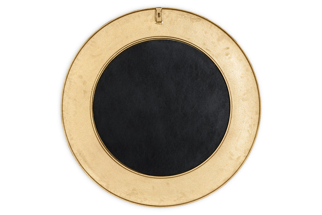 Moto Round Mirror - Antique Brass
