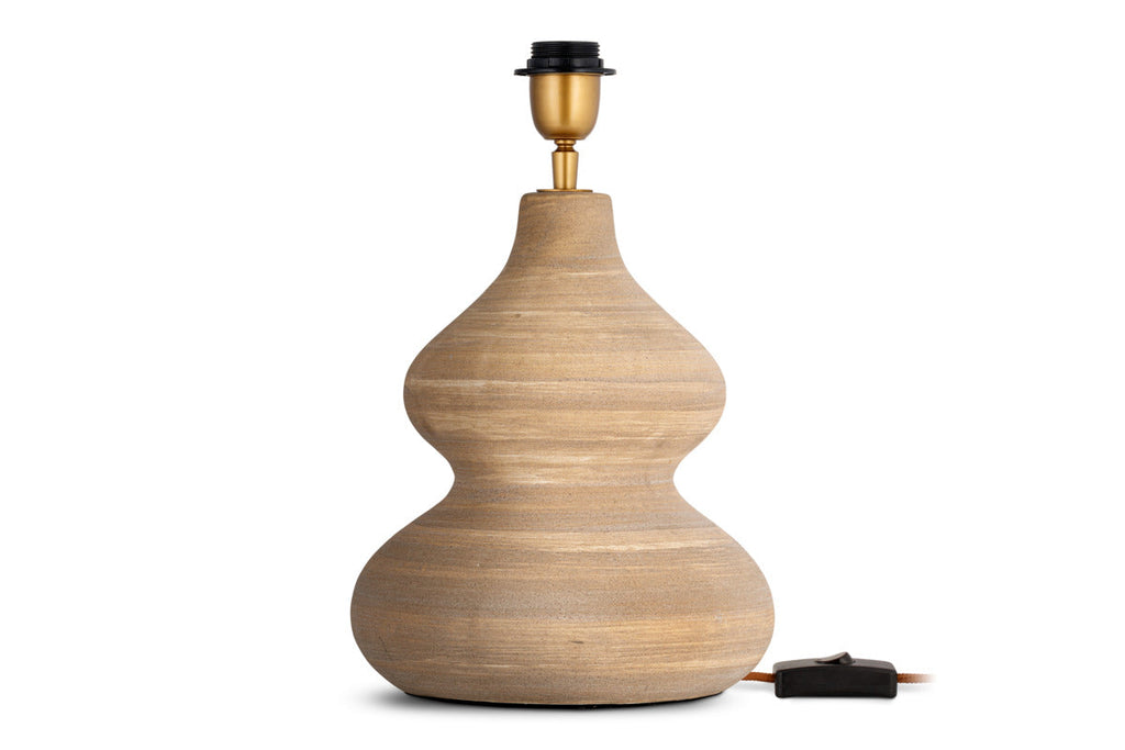 Dalat Ceramic Table Lamp Base - Natural