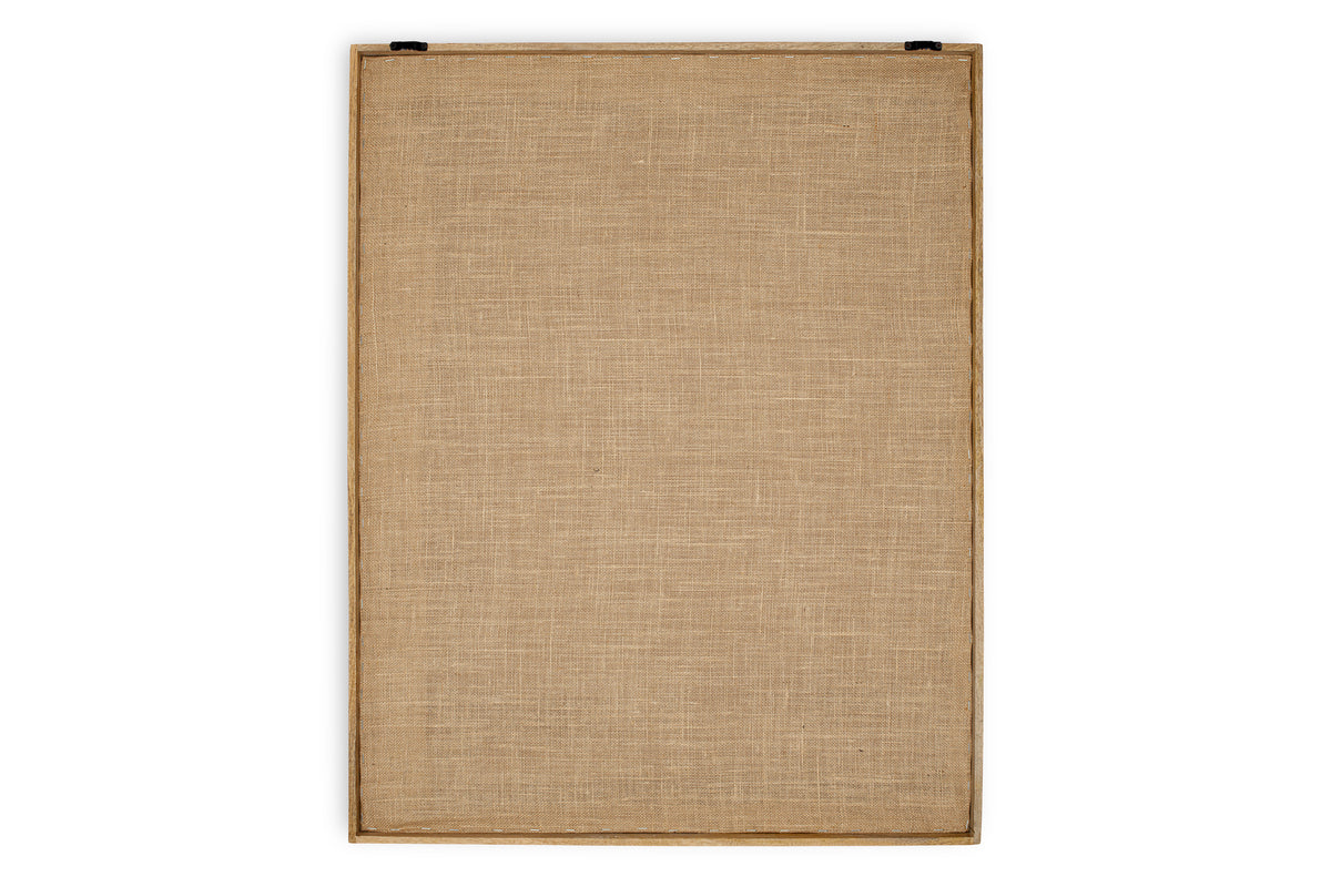 Mauri Frayed Wall Art - Neutral