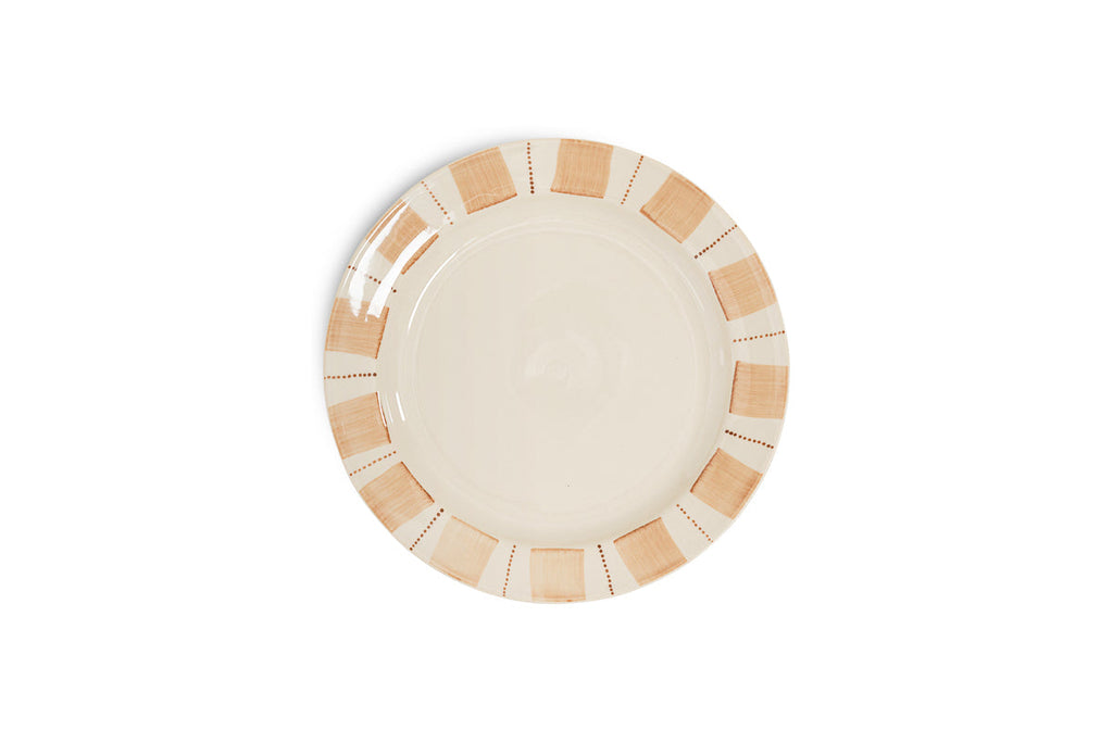 Patthar Dinnerware Set - Cream & Clay - (Set of 12)