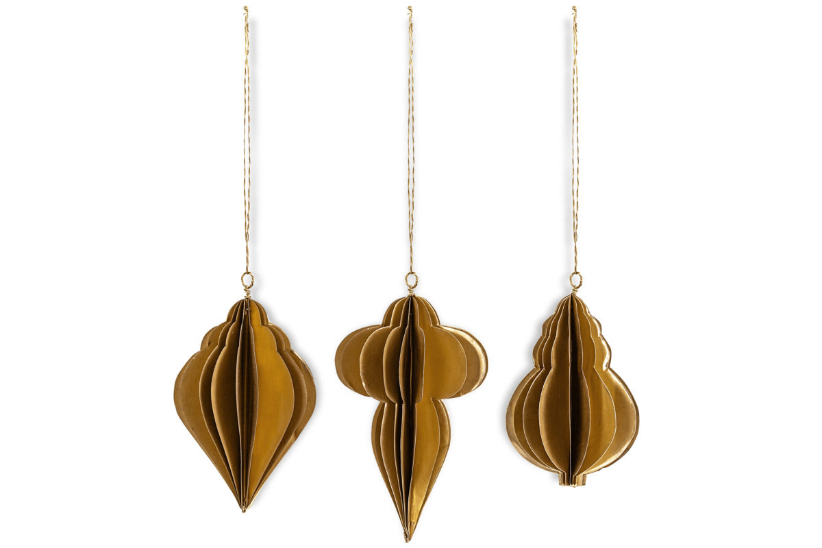 Amata Baubles - Antique Brass - (Set of 3)