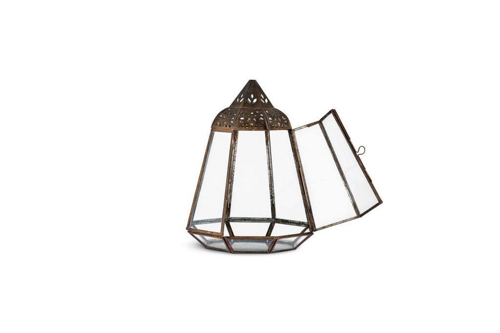 Nyiruan Lantern - Brass & Clear