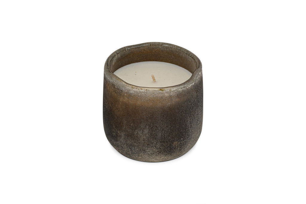 Cedarwood & Fig 1 Wick Scented Candle - Frosted Black - 1 Wick