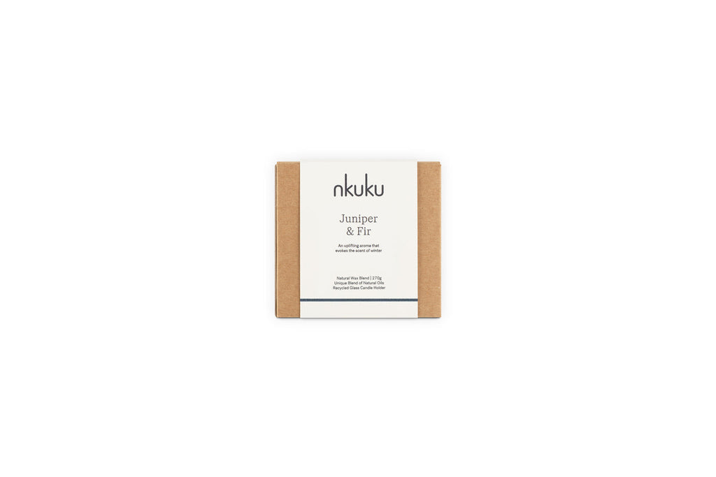 Juniper & Fir 1 Wick Scented Candle - Antique Gold - 1 Wick