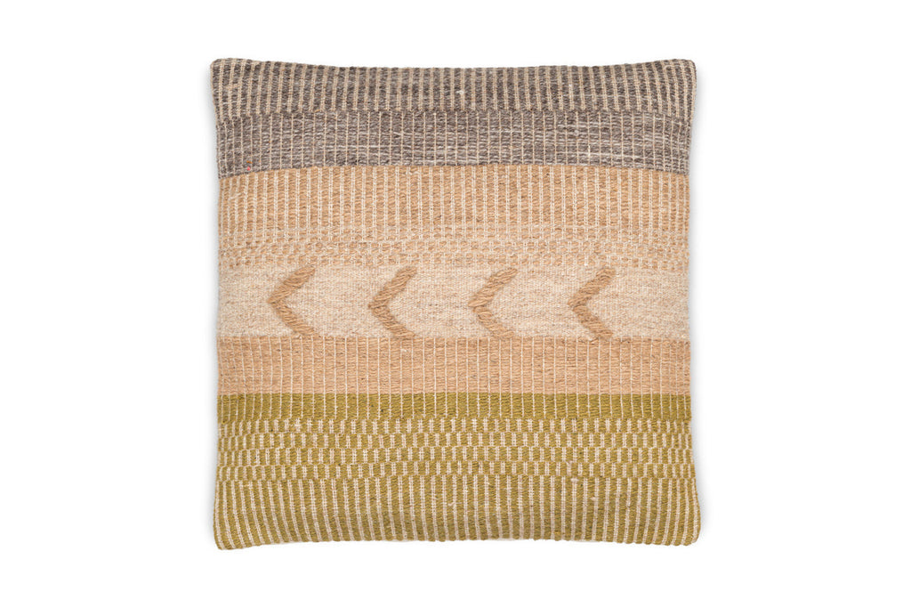 Tuleeka Wool Cushion Cover - Ochre