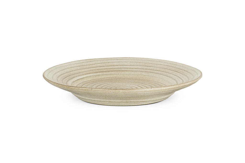 Valinha Earthenware Round Platter - Grey