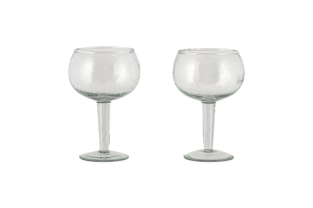 Yala Hammered Gin Glass - Clear (Set of 2)
