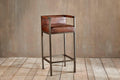 Wamma Leather Bar Chair