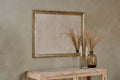 Yadur Rectangular Mirror - Antique Brass - Large