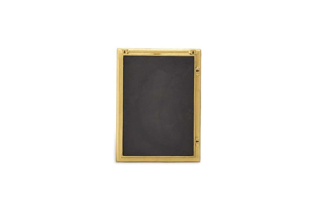 Yadur Rectangular Mirror - Antique Brass - Small