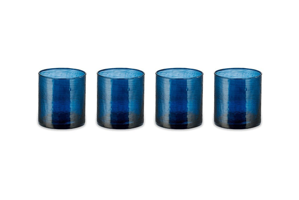 Yala Hammered Tumbler - Indigo (Set of 4)