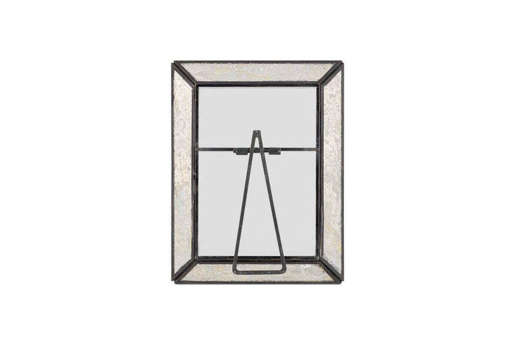 Yash Antique Glass & Iron Photoframe - Antique Black