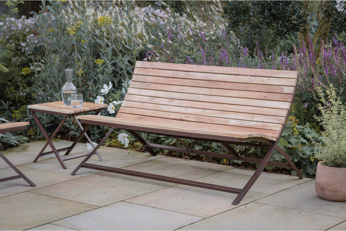 Yatin Outdoor Bench - Natural