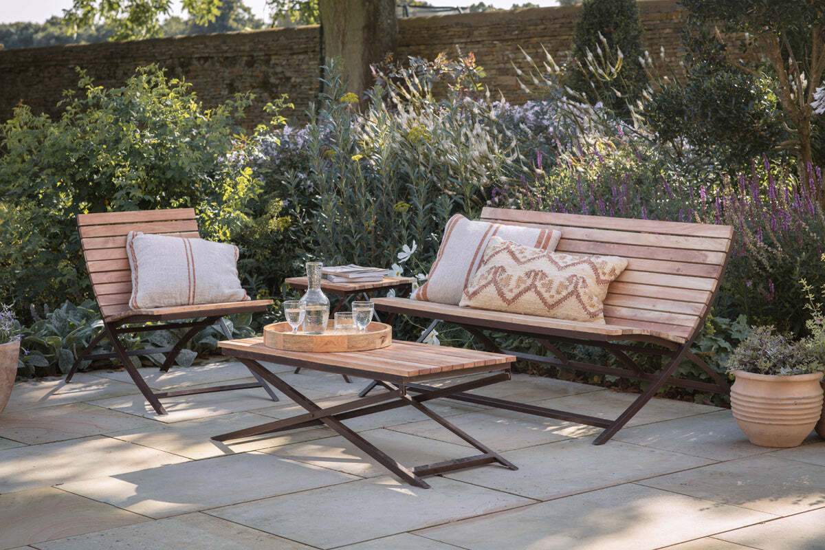 Yatin Outdoor Side Table - Natural