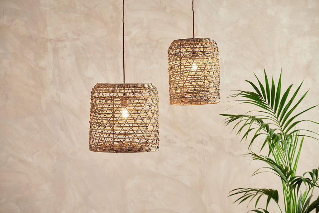 Beru Rattan Lampshade - Cylinder