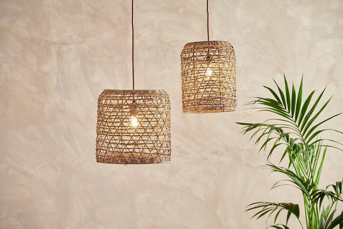 Beru Rattan Lampshade - Cylinder