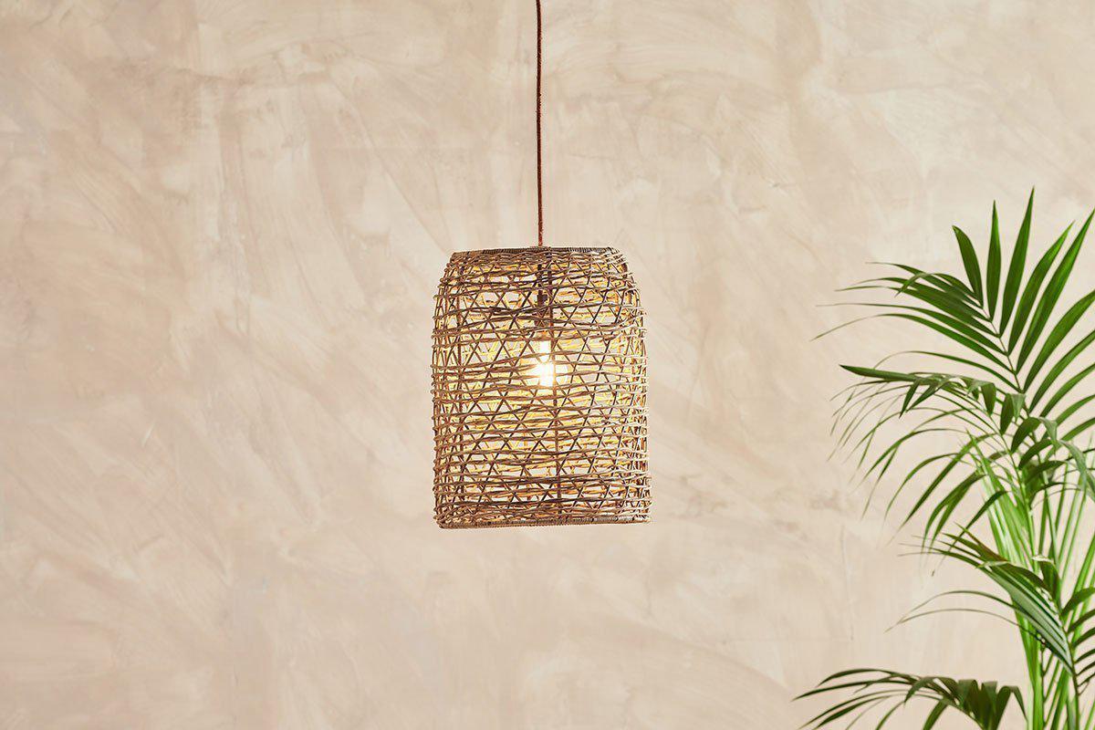 Beru Rattan Lampshade - Cylinder