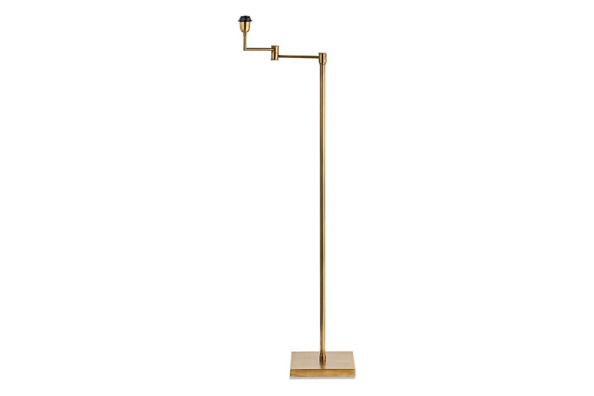 Kara Floor Lamp Base - Brass