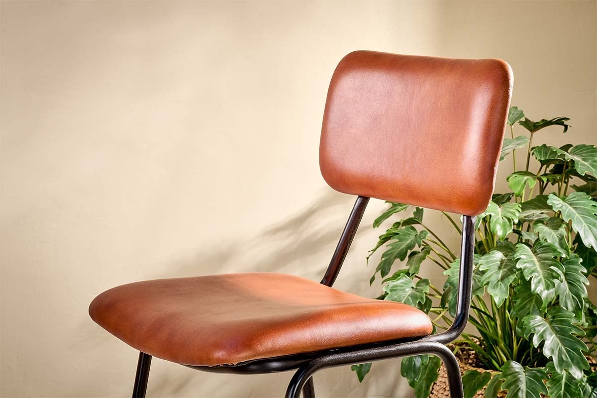 Sotta Leather Bar Chair
